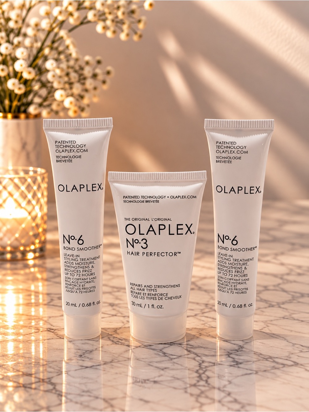 OLAPLEX No.3 & No.6 Hair Repair 3-Piece Bundle - New